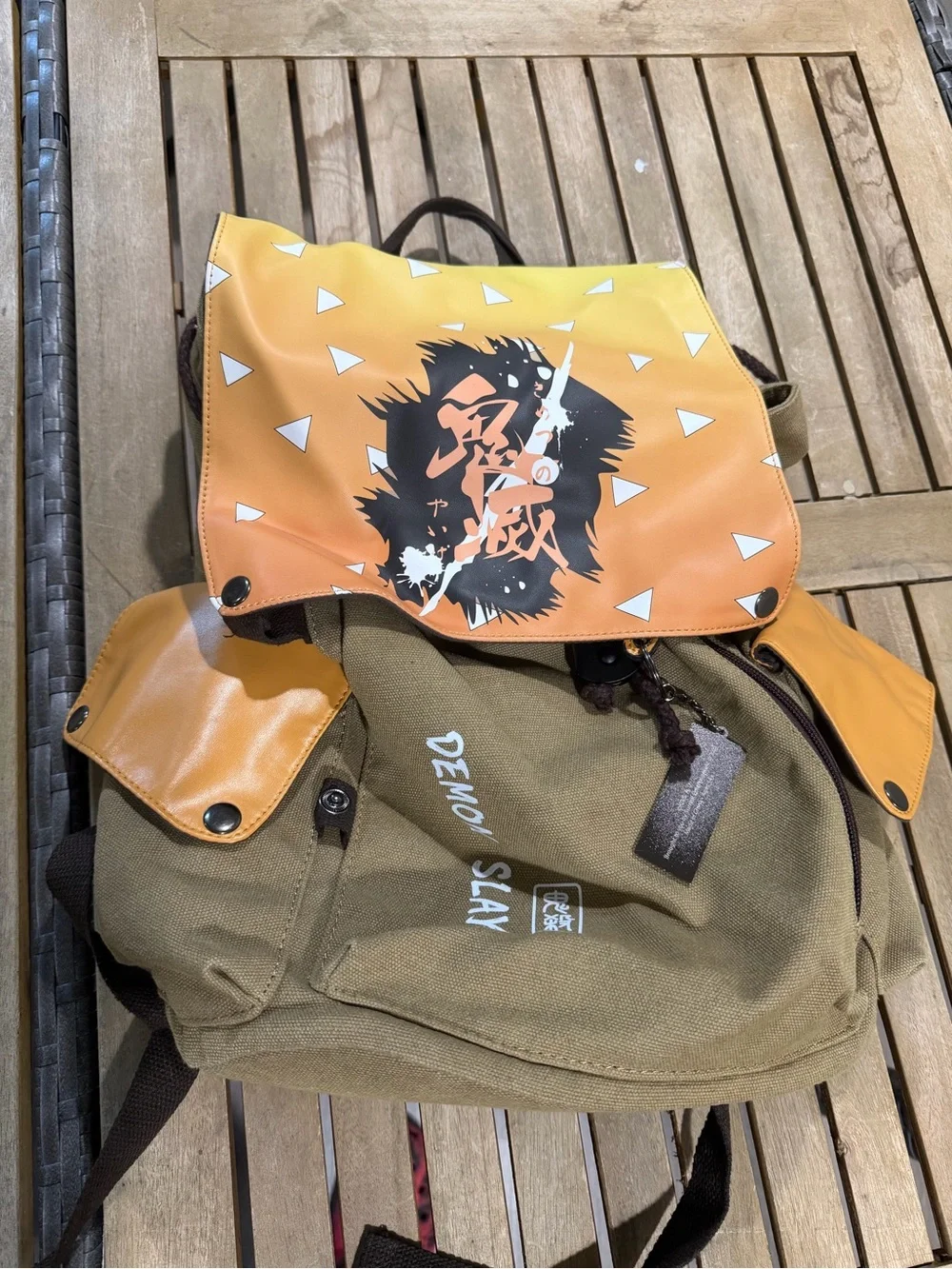 Demon Slayer Zenitsu backpack